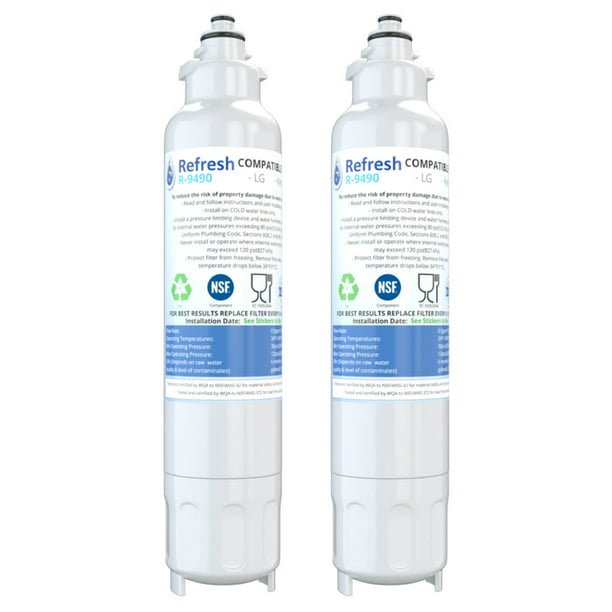 LSXS26326S Replacement Refrigerator Water and Ice Filter 2 Pack